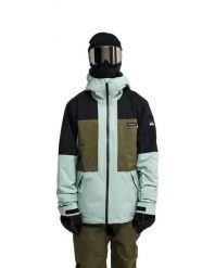 Kurtka śniegowa techniczna dla Mężczyzn FOREVER STRETCH GORE-TEX® Zielony. Zielone kurtki snowboardowe męskie Quiksilver, m, bez wzorów, z gore-texu, bez kaptura, snowboardowy, gore-tex. Za 1,809.99 zł.