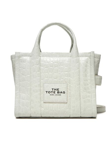 Marc Jacobs Torebka The Croc Embossed Tote Bag H022L01RE22 Écru. Torebki do ręki damskie Marc Jacobs, bez wzorów, ze skóry, bez dodatków. Za 2,019.00 zł.