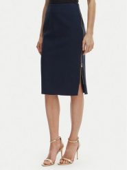 Rinascimento Spódnica ołówkowa CFC0127985003 Granatowy Slim Fit. Niebieskie spódnice damskie Rinascimento, m, bez wzorów, z syntetyku, ołówkowe. Za 379.99 zł.