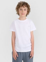 4F T-shirt regular gładki (2-pack) dziecięcy - multikolor 134/140 (8-10 lat). T-shirty i topy dla dziewczynek 4f, bez wzorów, z bawełny, bez ramiączek. Za 49.99 zł.