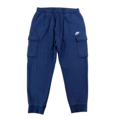 Second life - Spodnie dresowe męskie krój regularny - Stan bardzo dobry. Niebieskie spodnie sportowe męskie Nike, l, bez wzorów, z dresówki, do biegania. Za 127.76 zł.