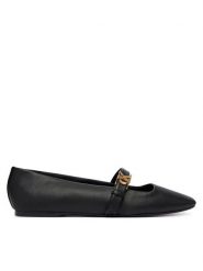 Calvin Klein Baleriny Squared Ballerina Mj Lth Mg Hdw HW0HW03430 Czarny. Czarne baleriny damskie Calvin Klein, bez wzorów, ze skóry, bez obcasa. Za 489.99 zł.
