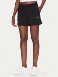 Puma Szorty sportowe ESS Elevated 5" 685020 Czarny Regular Fit. Czarne szorty sportowe damskie Puma, s, bez wzorów, z bawełny, sportowe. Za 79.99 zł.