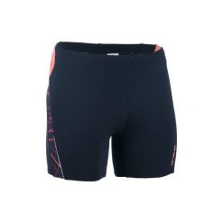 Bokserki pływackie długie 500 ALL STEL męskie. Czarne bokserki męskie NABAIJI. Za 69.99 zł.