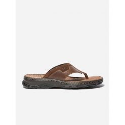 Klapki TBS Jaffare. Brązowe klapki damskie TBS, bez wzorów, bez obcasa. Za 312.00 zł.