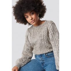 Trendyol Sweter ze splotem - Beige. Swetry damskie marki Trendyol. Za 121.95 zł.
