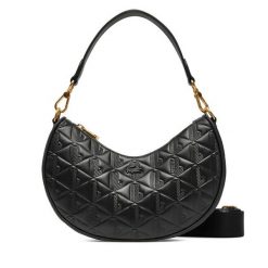 Torebka Lacoste. Czarne torebki do ręki damskie Lacoste, bez wzorów, klasyczne, bez dodatków. Za 539.99 zł.