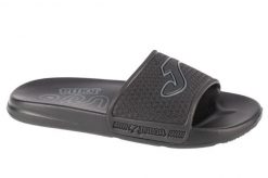 Klapki na basen damskie, S.Island Lady 24 SISLLS. Czarne klapki damskie Joma, bez wzorów, z materiału, sportowe, bez obcasa. Za 44.99 zł.