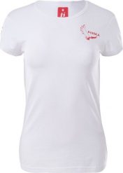 Damska Koszulka Poland Fan Lds rozmiar XS. T-shirty damskie Huari, xs, bez wzorów, bez kołnierzyka. Za 65.08 zł.