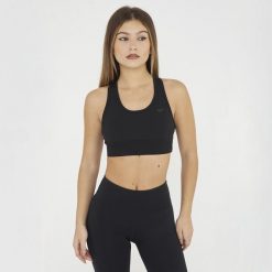 Crop top sportowy treningowy FEBE. Czarne obuwie sportowe damskie Legea, bez wzorów, z materiału, na fitness i siłownię. W wyprzedaży za 84.50 zł.