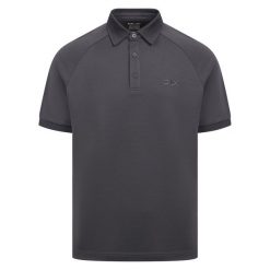 Męska Koszulka Polo Hewson DLX. Szare koszulki polo męskie Trespass, m, bez wzorów, z dzianiny, bez ramiączek. Za 267.99 zł.