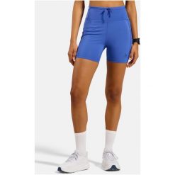Spodenki damskie ODLO Tights short X-ALP TRAIL CARGO. Niebieskie legginsy damskie Odlo, bez wzorów, do biegania. Za 399.99 zł.