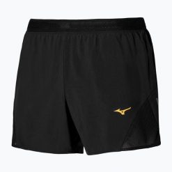Spodenki do biegania męskie Mizuno Aero 4.5 09. Czarne krótkie spodenki sportowe męskie Mizuno, m, bez wzorów, do biegania. Za 149.99 zł.