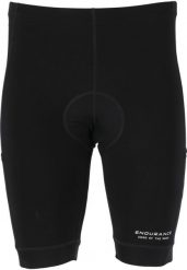 Szorty Endurance Brillant. Czarne krótkie spodenki sportowe męskie Endurance, l, bez wzorów, z poliamidu, rowerowe. Za 249.50 zł.