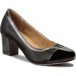 Półbuty CLARA BARSON - WYL1141S-2 Czarny. Czarne półbuty damskie Clara Barson, z materiału. Za 89.99 zł.
