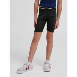 Szorty dziewczęce Hummel Pulse. Czarne spodenki dla dziewczynek Hummel, bez wzorów, sportowe. Za 134.50 zł.
