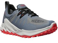 Keen Zionic WP M męskie buty outdoor niskie steel grey/poppy red. Czerwone trekkingi męskie 909, outdoorowe. Za 563.99 zł.