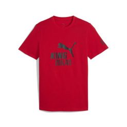 Męska koszulka AC Milan KING z logo PUMA. Czarne koszulki sportowe męskie Puma, m, bez wzorów, bez kołnierzyka, bez ramiączek, do piłki nożnej. Za 129.00 zł.