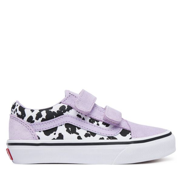 Tenisówki Vans. Fioletowe trampki i tenisówki dziewczęce Vans, bez wzorów, bez zapięcia. Za 233.99 zł.