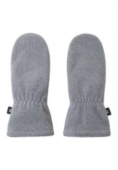 Rękawiczki zimowe dziecięce Reima Tumpus. Szare rękawiczki dziecięce Reima, bez wzorów, z materiału. Za 73.99 zł.