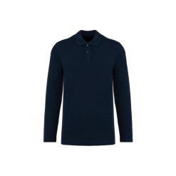 Koszulka polo z długim rękawem suprima Kariban Premium. Niebieskie koszulki polo męskie KARIBAN, m, bez wzorów, z bawełny, bez ramiączek. Za 180.00 zł.