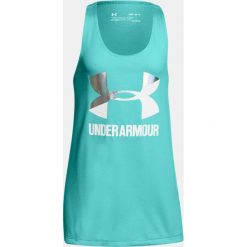 Under Armour Koszulka damska UA Big Logo Slash Tank turkusowa r. L (1301883-425). T-shirty damskie Under Armour. Za 44.43 zł.