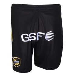 Szorty domowe Chambéry Handball 2018/19. Czarne krótkie spodenki sportowe męskie Mizuno, bez wzorów, do piłki ręcznej. Za 201.00 zł.