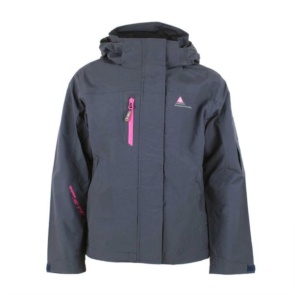 Parka dziewczęca Peak Mountain Galani. Niebieskie kurtki i płaszcze dla dziewczynek Peak Mountain, na zimę, bez wzorów, długie, bez kaptura. Za 136.00 zł.
