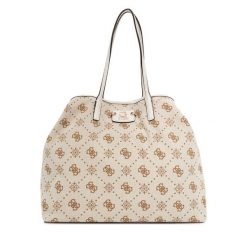 Torebka Guess. Brązowe torebki do ręki damskie Guess, z aplikacjami, klasyczne, bez dodatków. Za 499.99 zł.