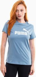 Puma Koszulka damska Puma ESS Logo Tee niebieska 586775 20 M. Niebieskie t-shirty damskie Puma, m, bez wzorów, bez kołnierzyka. Za 82.99 zł.