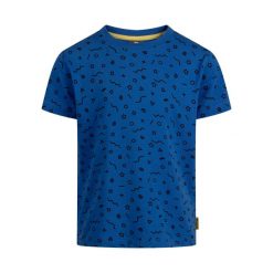 Koszulka Chłopięca Ellwood. Niebieskie t-shirty dla chłopców Trespass, bez wzorów, z tkaniny, bez ramiączek. Za 59.99 zł.