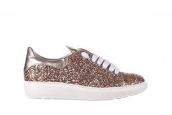 Trampki Bayla-185 185 103 Glitter Złoty, Skóra naturalna - 40. Żółte trampki i tenisówki damskie Bayla, z aplikacjami, z jeansu, eleganckie, bez zapięcia. W wyprzedaży za 89.10 zł.