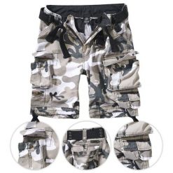Szorty bushcraft męskie Brandit M65 Savage z Paskiem Vintage Urban (Metro). Białe szorty męskie Brandit, m, z aplikacjami, z tkaniny, militarne. Za 212.85 zł.