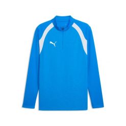 Bluza treningowa z zamkiem błyskawicznym 1/4 Puma Final26. Niebieskie bluzy męskie Puma, l, bez wzorów, ze skóry, bez kaptura, na fitness i siłownię. Za 194.82 zł.