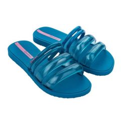 Klapki dla kobiet Ipanema PUFFER TIRAS FEM. Niebieskie klapki damskie Ipanema, bez wzorów, bez obcasa. Za 89.99 zł.