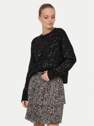 ONLY Sweter Alta 15353230 Czarny Regular Fit. Czarne swetry damskie Only, l, bez wzorów, z syntetyku, bez kołnierzyka, bez ramiączek, bez kaptura. Za 169.99 zł.