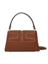Elisabetta Franchi Torebka BS-07A-66E2-V360 Brązowy. Brązowe torebki do ręki damskie Elisabetta Franchi, bez wzorów, ze skóry, bez dodatków. Za 1,539.00 zł.