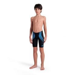 Spodenki Pływackie Chłopięce Arena Openings Swim Jammer. Czarne szorty dla chłopców Arena, bez wzorów, z materiału, sportowe. Za 159.99 zł.