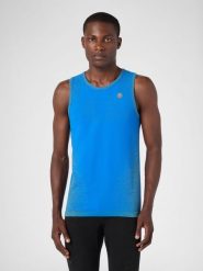 Exceleration Running Tank Top. Niebieskie t-shirty męskie UYN, l, bez wzorów, bez kołnierzyka. Za 213.70 zł.
