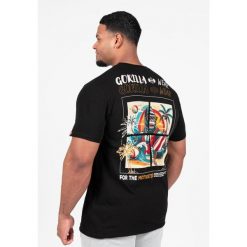 Santa Cruz Koszulka - Czarny. Czarne koszulki sportowe męskie GORILLA WEAR, bez wzorów, bez kołnierzyka, bez ramiączek, na fitness i siłownię. Za 189.00 zł.