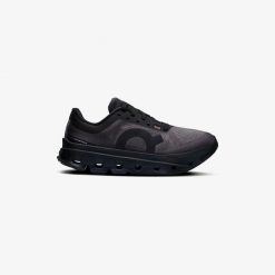 Buty do biegania damskie On Cloudflow 5 black/black. Czarne obuwie sportowe damskie On, bez wzorów, do biegania. Za 922.05 zł.