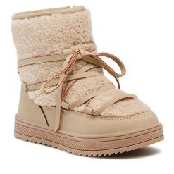 Śniegowce Nelli Blu. Brązowe śniegowce dziewczęce Nelli Blu, bez zapięcia. Za 111.99 zł.