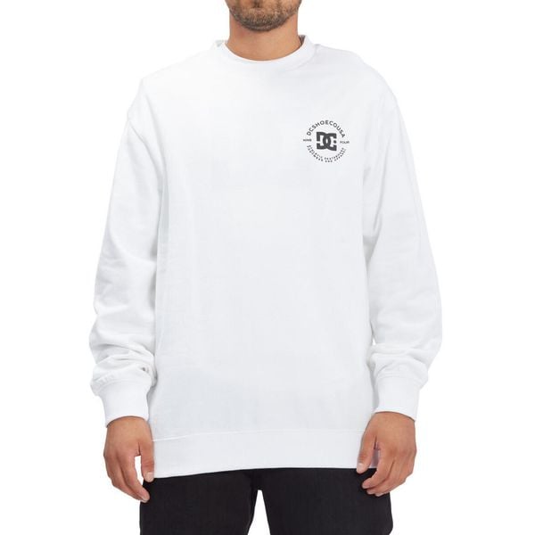 Bluza męskie DC Shoes Star Pilot. Białe bluzy męskie DC Shoes, m, bez wzorów, z bawełny, bez kaptura. Za 290.00 zł.