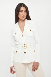 Żakiet damski dzianinowy ELISABETTA FRANCHI. Żakiety damskie Elisabetta Franchi, bez wzorów, z dzianiny. Za 2,549.00 zł.