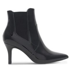 Botki Sergio Bardi. Czarne botki damskie Sergio Bardi, bez obcasa, na szpilce, bez zapięcia. Za 174.99 zł.