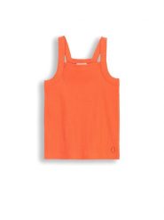 Coccodrillo Top WC5143301TGJ Pomarańczowy Slim Fit. Brązowe t-shirty i topy dla dziewczynek COCCODRILLO, bez wzorów, z bawełny, bez ramiączek. Za 39.99 zł.