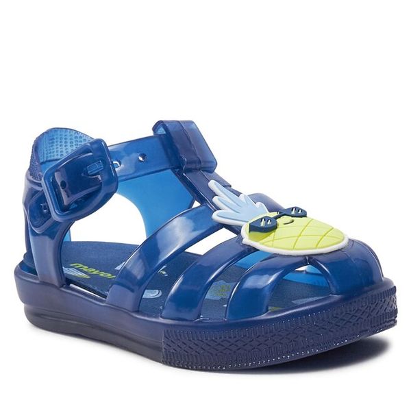 Sandały Mayoral. Niebieskie sandały dziewczęce Mayoral, bez zapięcia. Za 109.99 zł.