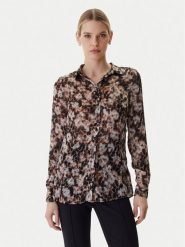 Guess Koszula W6RH73 WDW82 Brązowy Regular Fit. Brązowe bluzki damskie Guess, xl, z aplikacjami, z syntetyku, bez kołnierzyka, bez ramiączek. Za 349.99 zł.