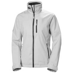 Damska kurtka wodoodporna Helly Hansen Crew 2.0. Czarne kurtki sportowe damskie Helly Hansen, na lato, l, bez wzorów, z materiału, bez kaptura, żeglarskie. Za 733.60 zł.