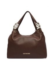 LOVE MOSCHINO Torebka JC4014PP1PLB0300 Brązowy. Brązowe torebki do ręki damskie Love Moschino, bez wzorów, ze skóry, bez dodatków. Za 1,009.00 zł.
